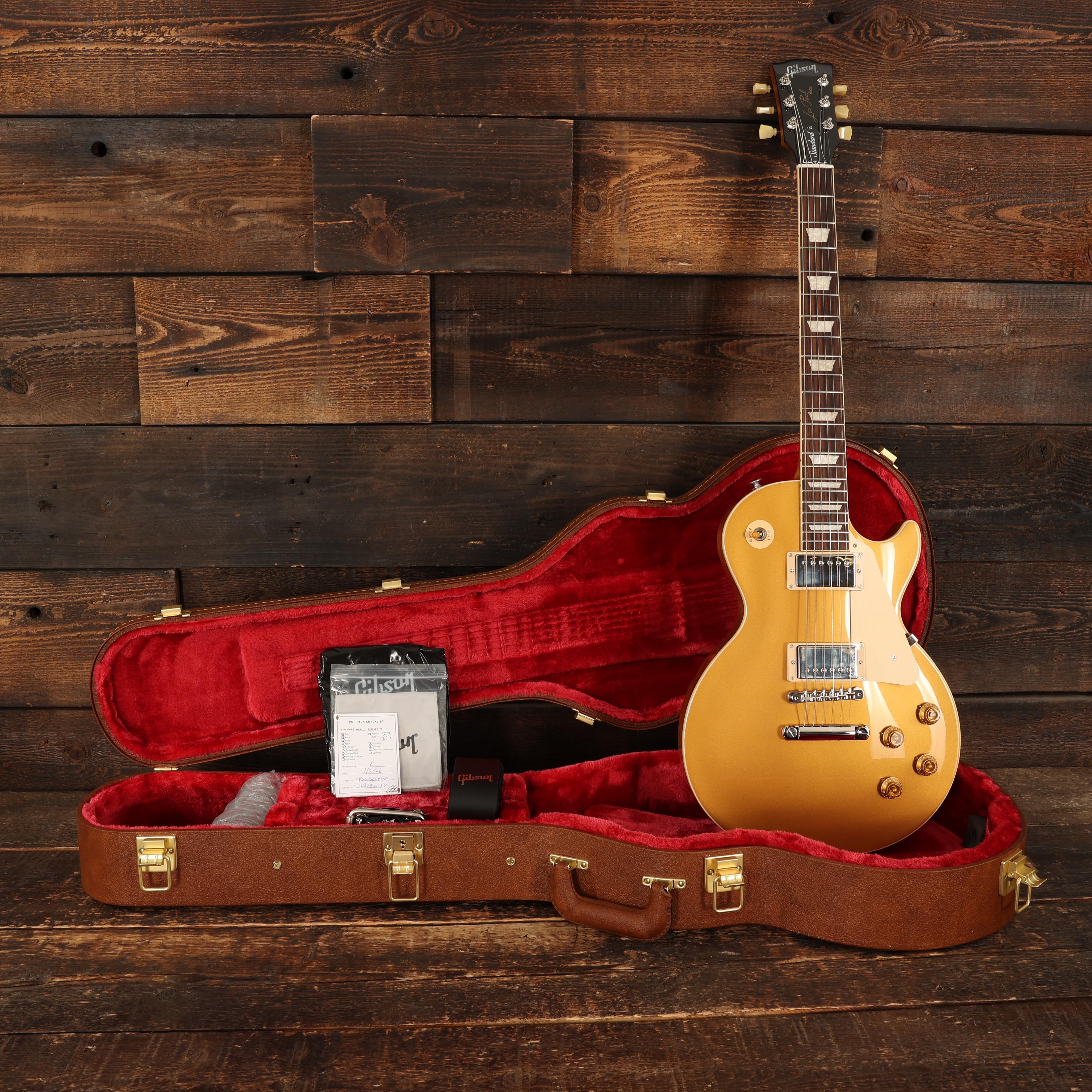 Gibson Les Paul Standard '50s Gold Top - Andertons Music Co.